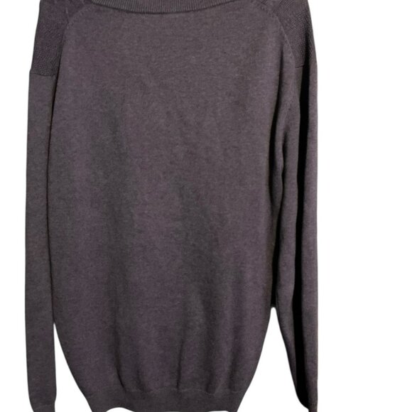 New Roundtree Yorke Sweater Mens Large Brown Cable Knit - Picture 3 of 3